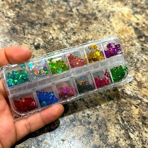 Beatiful heart nails tools